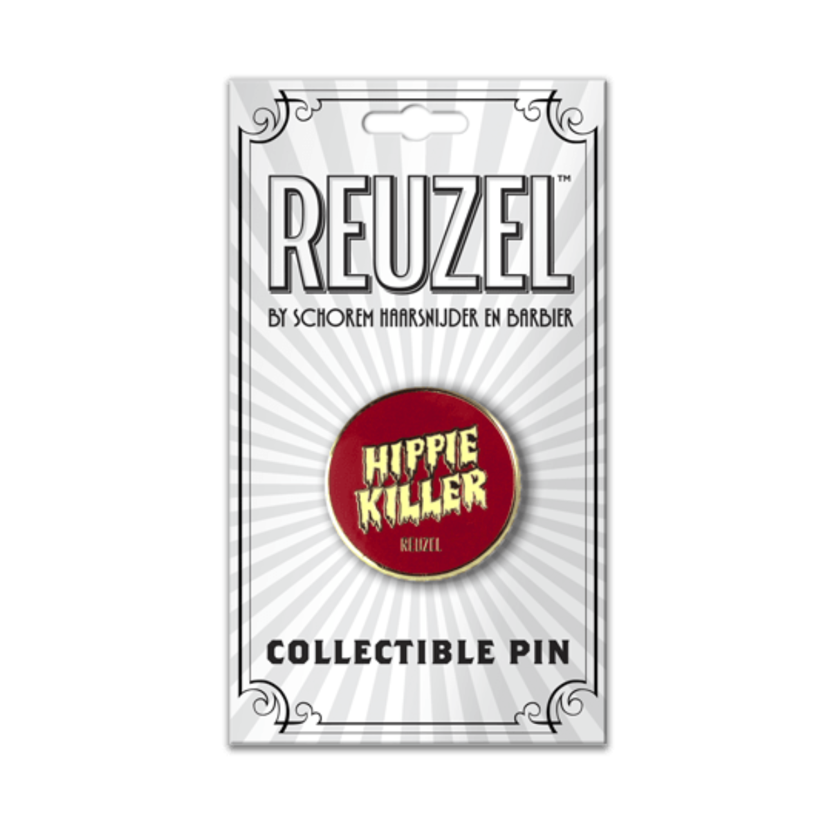Red Reuzel Collectible Lapel Pin - Hippie Killer